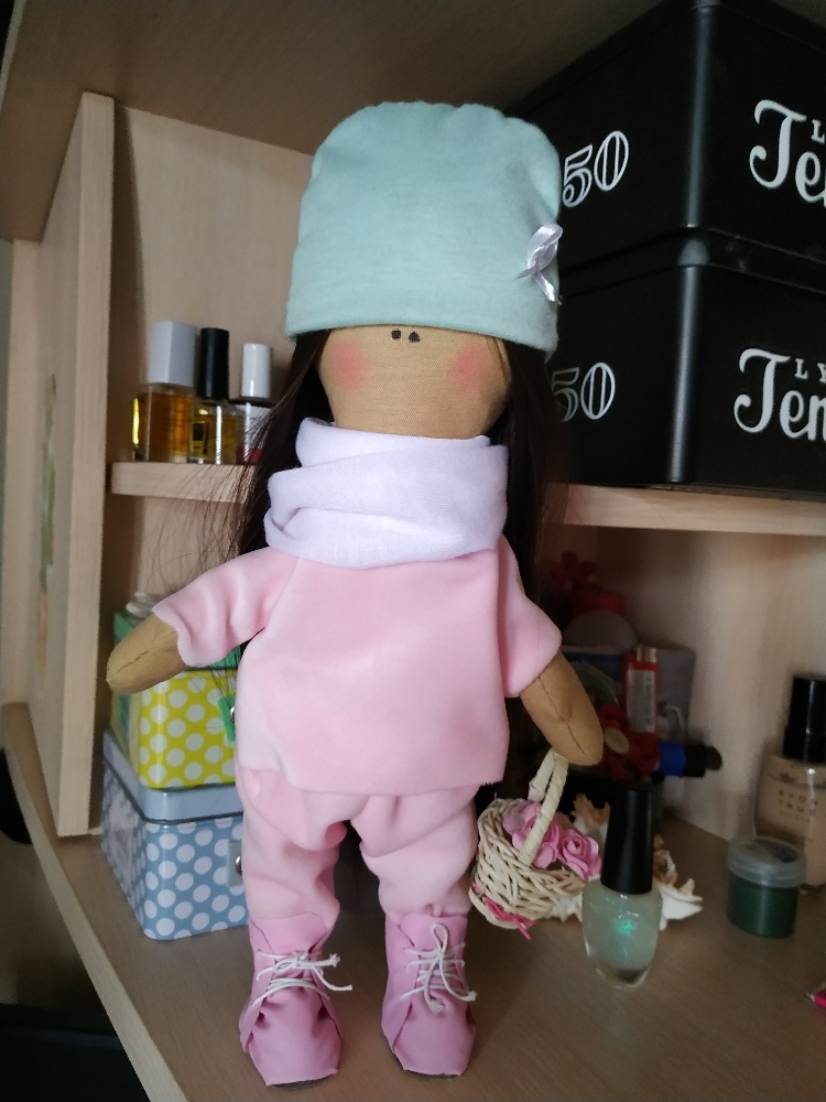 Фотография покупателя товара Набор для шитья. Интерьерная кукла «Линда», 30 см - Фото 7