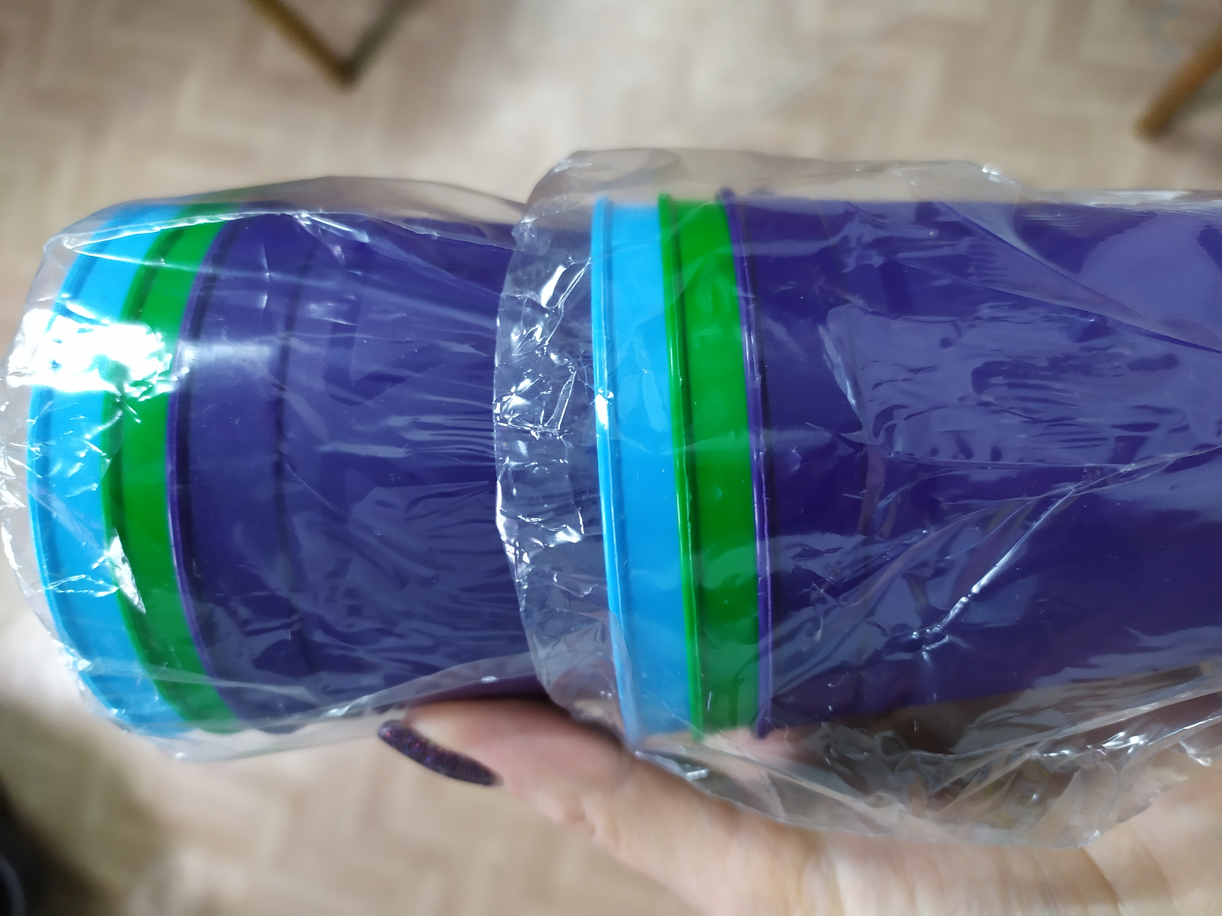 Фотография покупателя товара Набор Стакан пластиковыйов 0,4 л, 3 шт - Фото 1