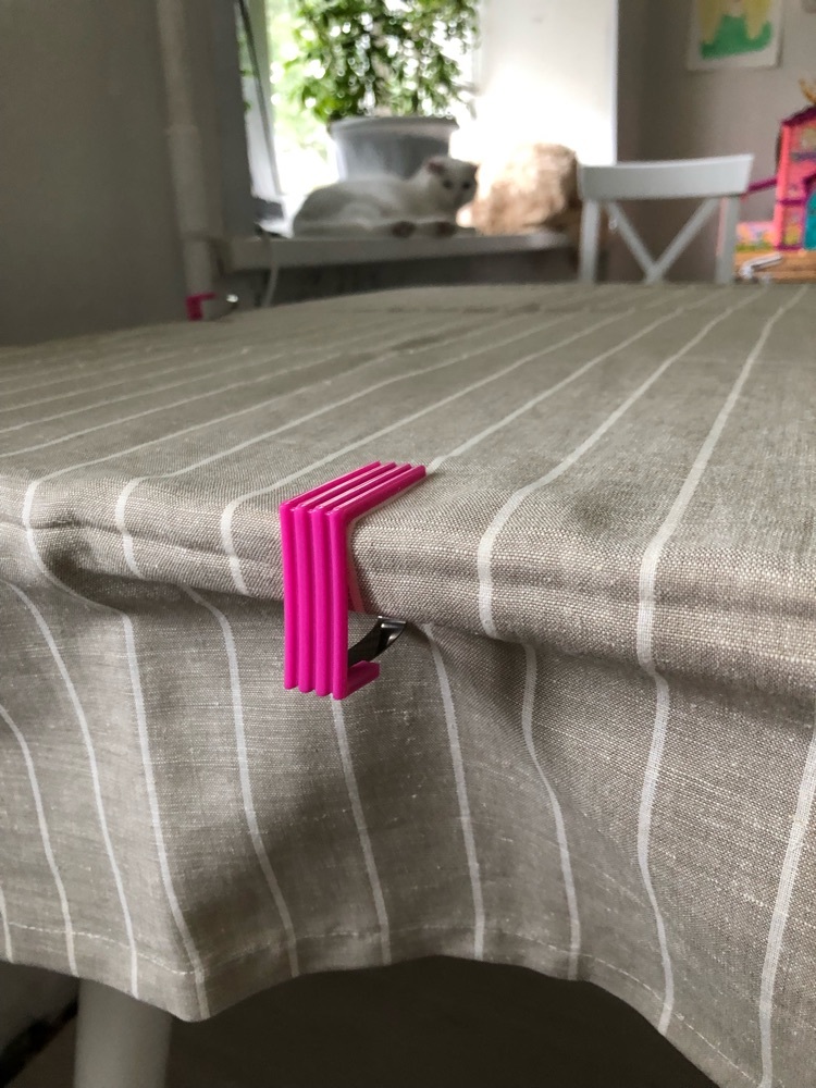 Фотография покупателя товара Скатерть Этель «Леони» 140×140 см полулён, 50% хлопок, 50% лён - Фото 3