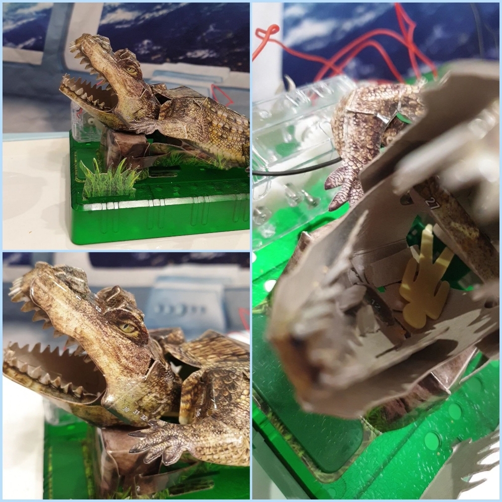 Фотография покупателя товара Электронный 3D-конструктор «Крокодил»