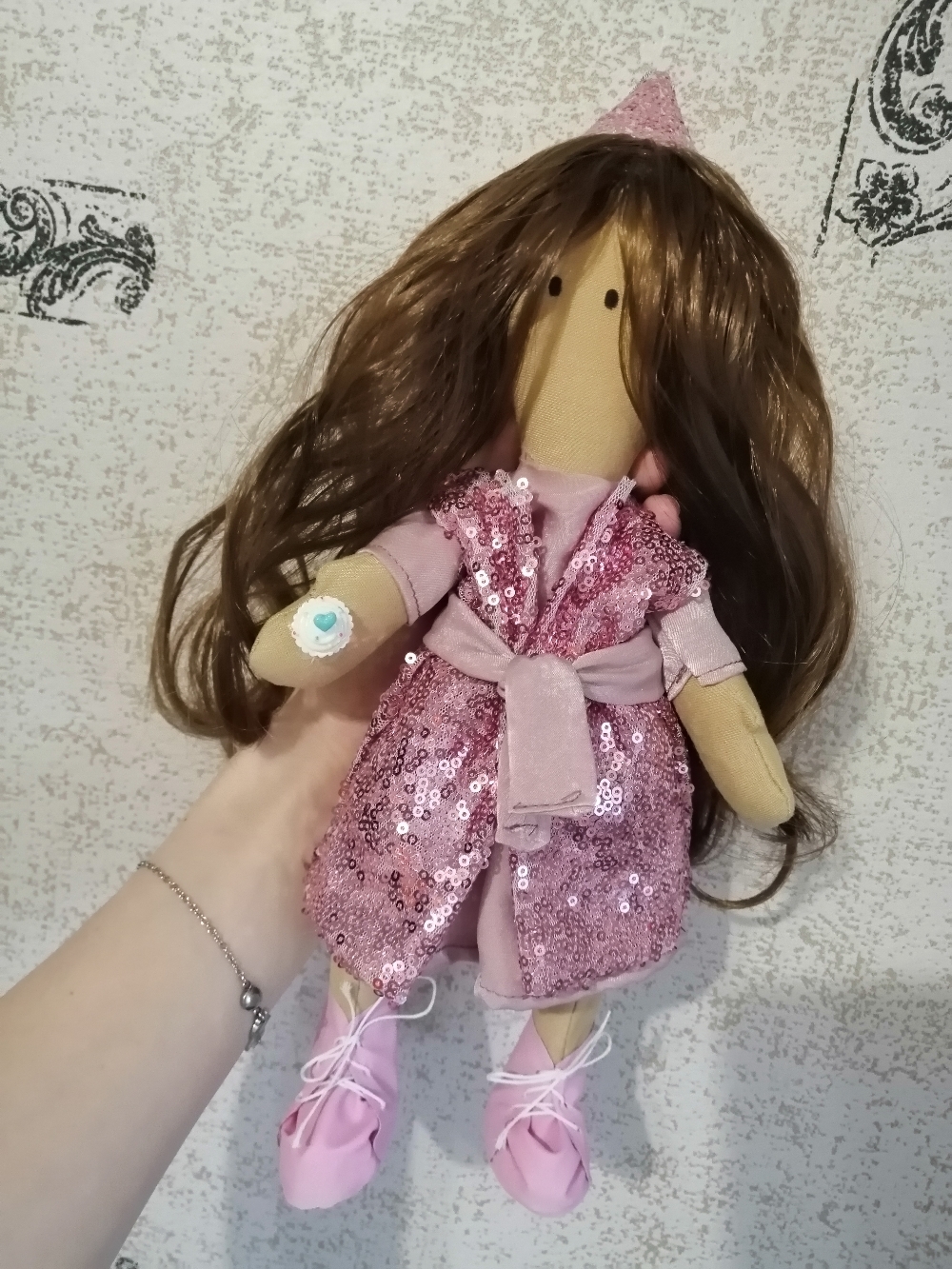 Фотография покупателя товара Набор для шитья. Интерьерная кукла «Брайт», 30 см - Фото 1
