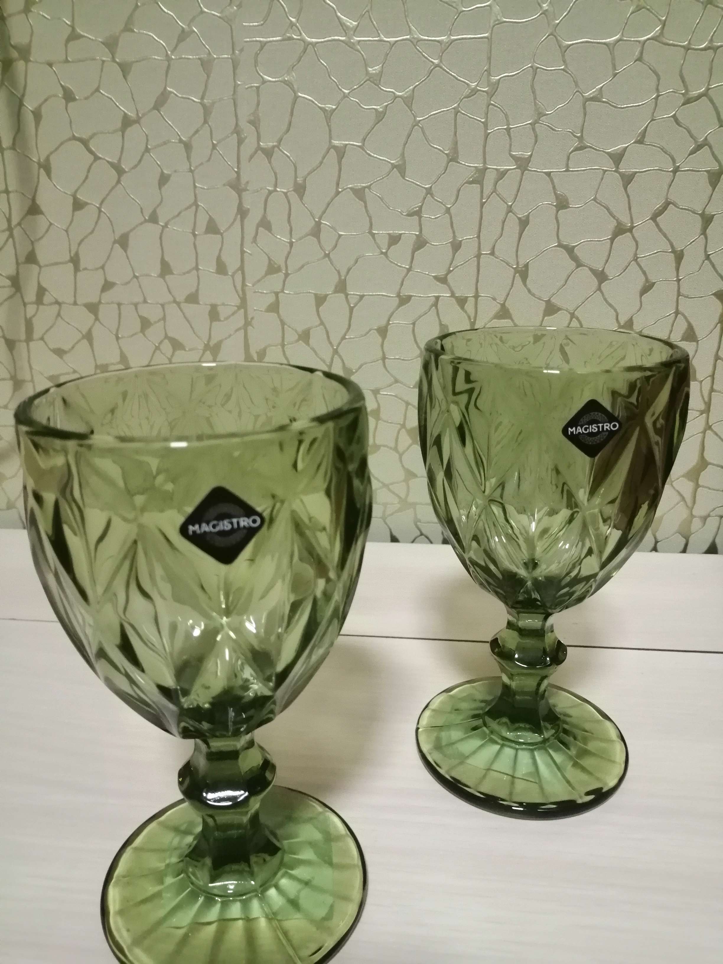 Фотография покупателя товара Бокал из стекла Magistro «Круиз», 250 мл, 8×15,3 см, цвет зелёный - Фото 52