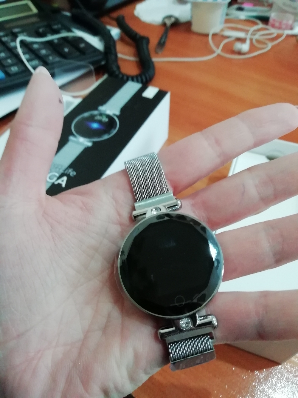 Фотография покупателя товара Смарт-часы Smarterra SmartLife VEGA, 1.08", IPS, IP67, Bt4.0, 140мАч, серебристый - Фото 3