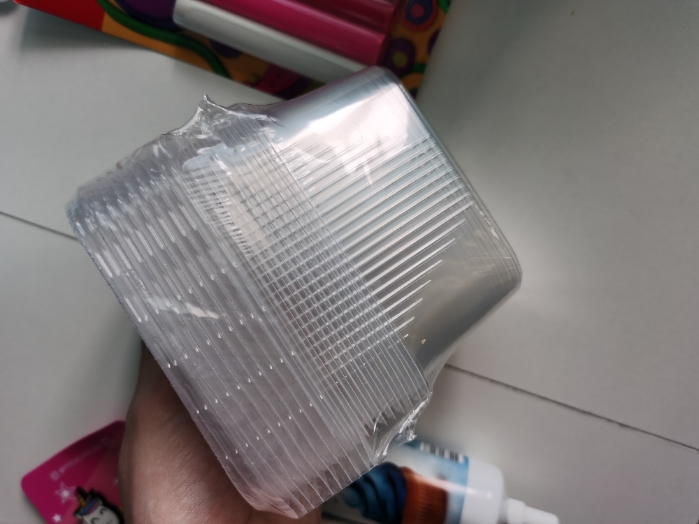 Фотография покупателя товара Контейнер пластиковый одноразовый с крышкой, 10 шт, 350 мл, 10,8×8,2×7 см, цвет прозрачный - Фото 6