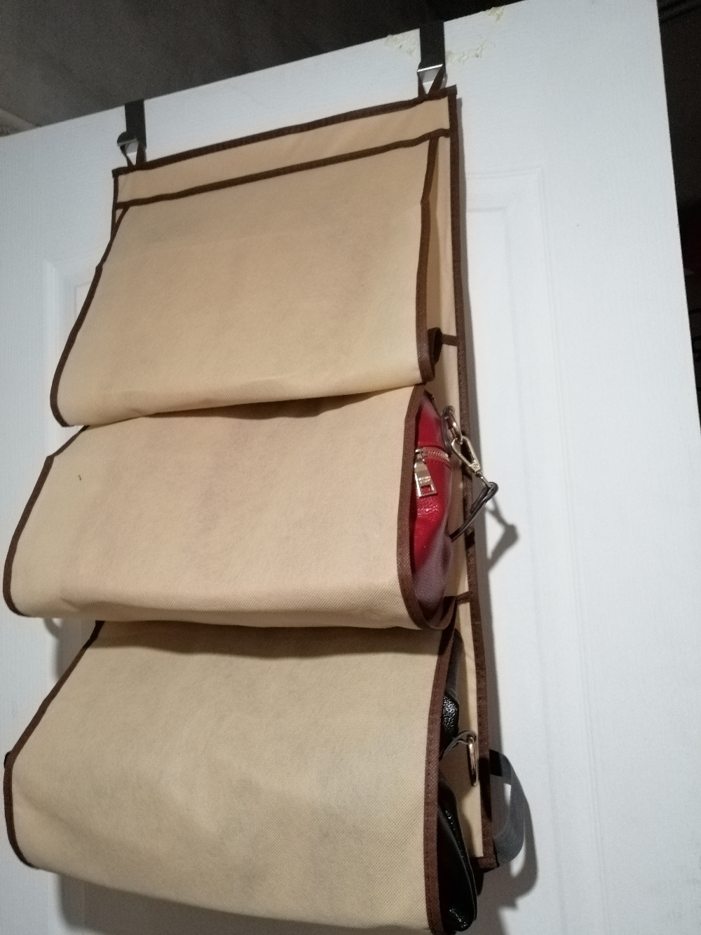 Фотография покупателя товара Кофр для сумок, двусторонний, 5 карманов, 40х70 см - Фото 3