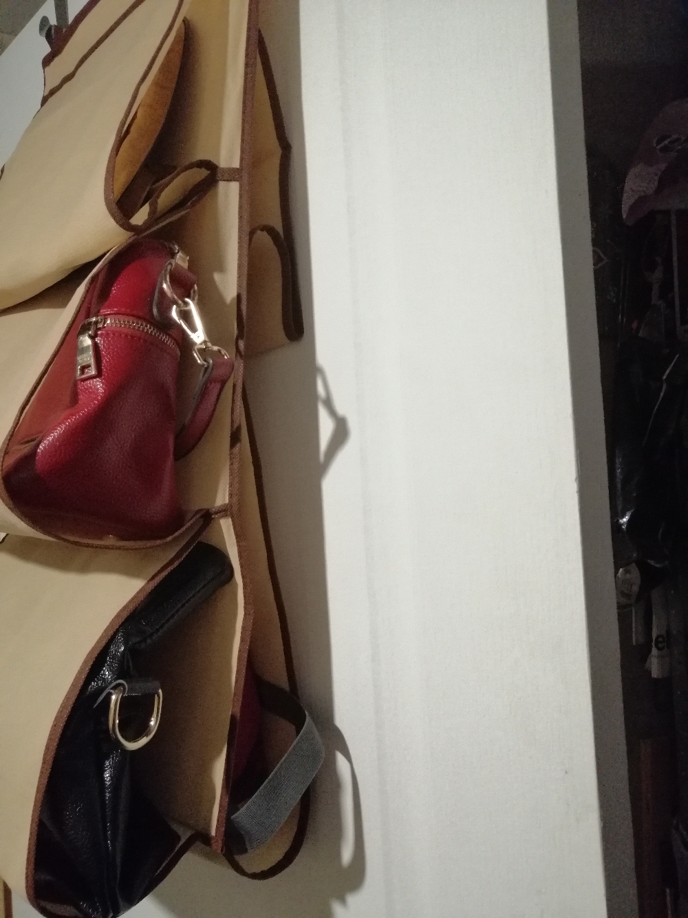 Фотография покупателя товара Кофр для сумок, двусторонний, 5 карманов, 40х70 см - Фото 4