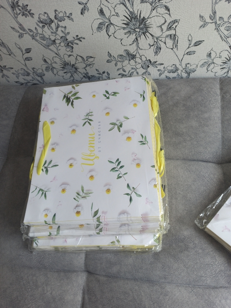 Фотография покупателя товара Пакет подарочный ламинированный горизонтальный, упаковка, «Цветочное счастье», ML 27 х 23 х 11,5 см - Фото 1