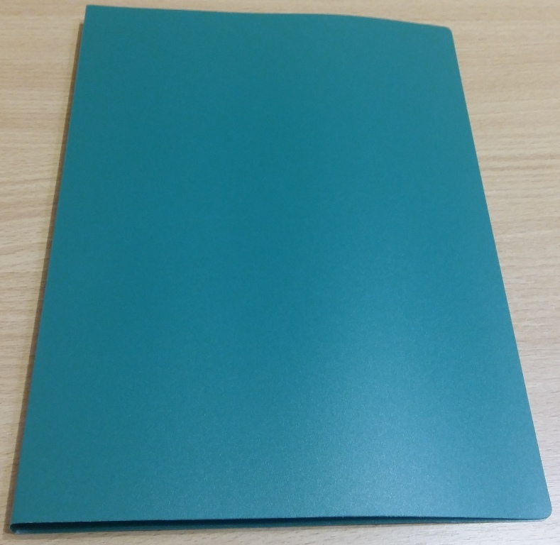 Фотография покупателя товара Папка с зажимом А4, 500 мкм, корешок 15 мм, Calligrata, до 100 листов, зелёная - Фото 2