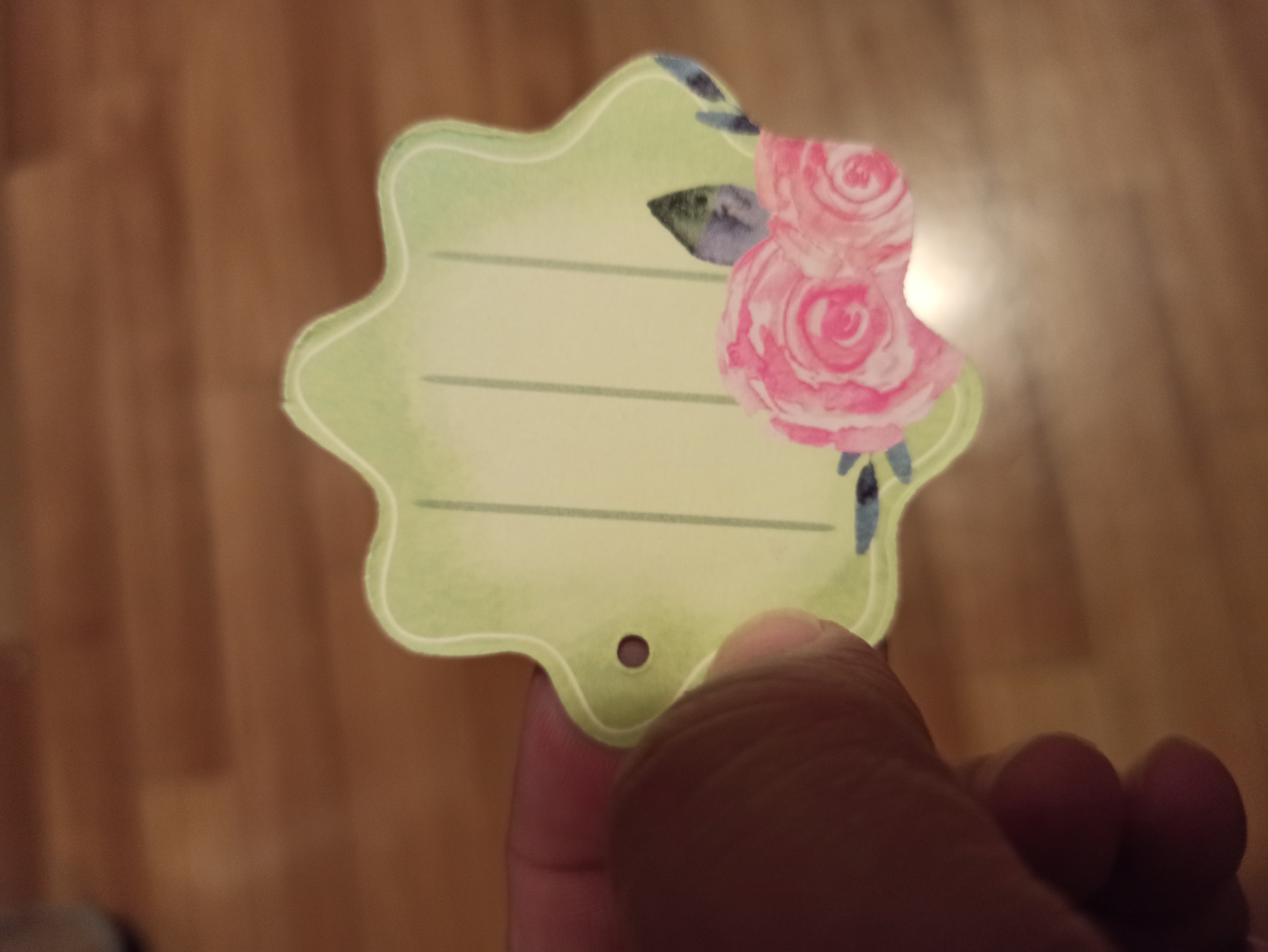 Фотография покупателя товара Цветы в картонном кашпо «Любимой доченьке», 12.5 × 20 см - Фото 2