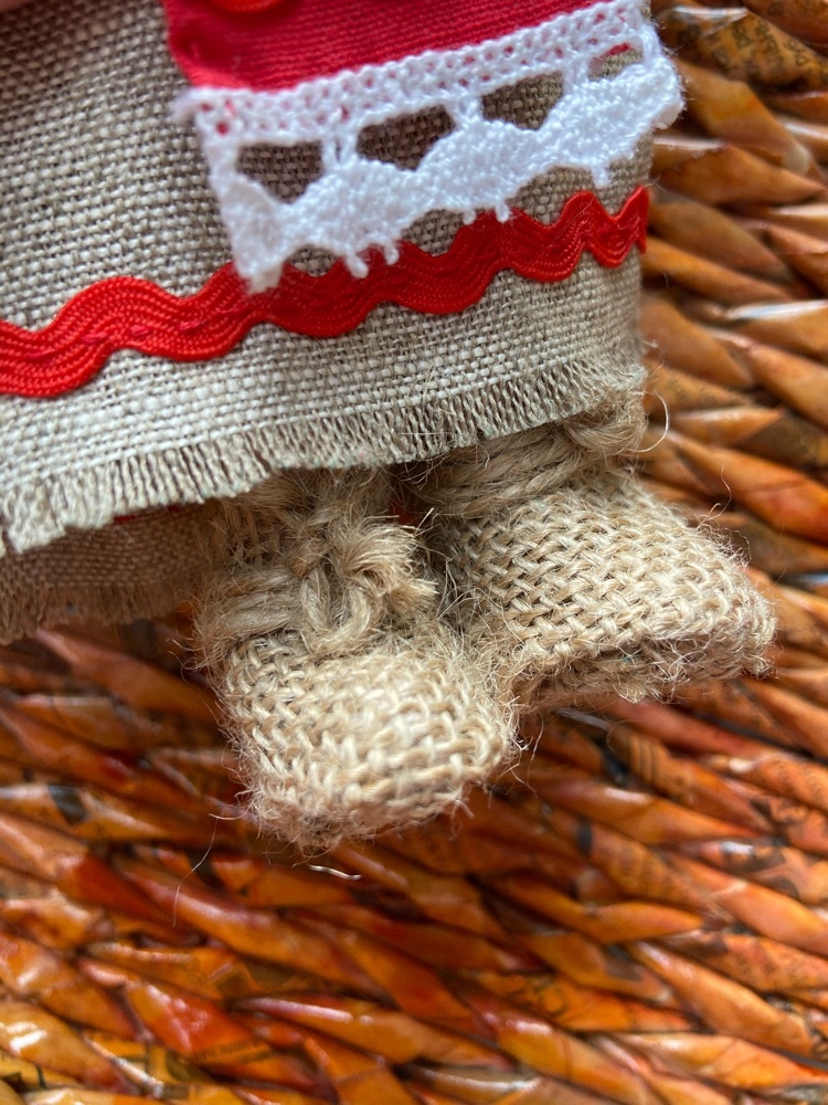 Фотография покупателя товара Набор для изготовления игрушки из льна и хлопка с волосами из пряжи «Баба Яга», 21 см - Фото 8