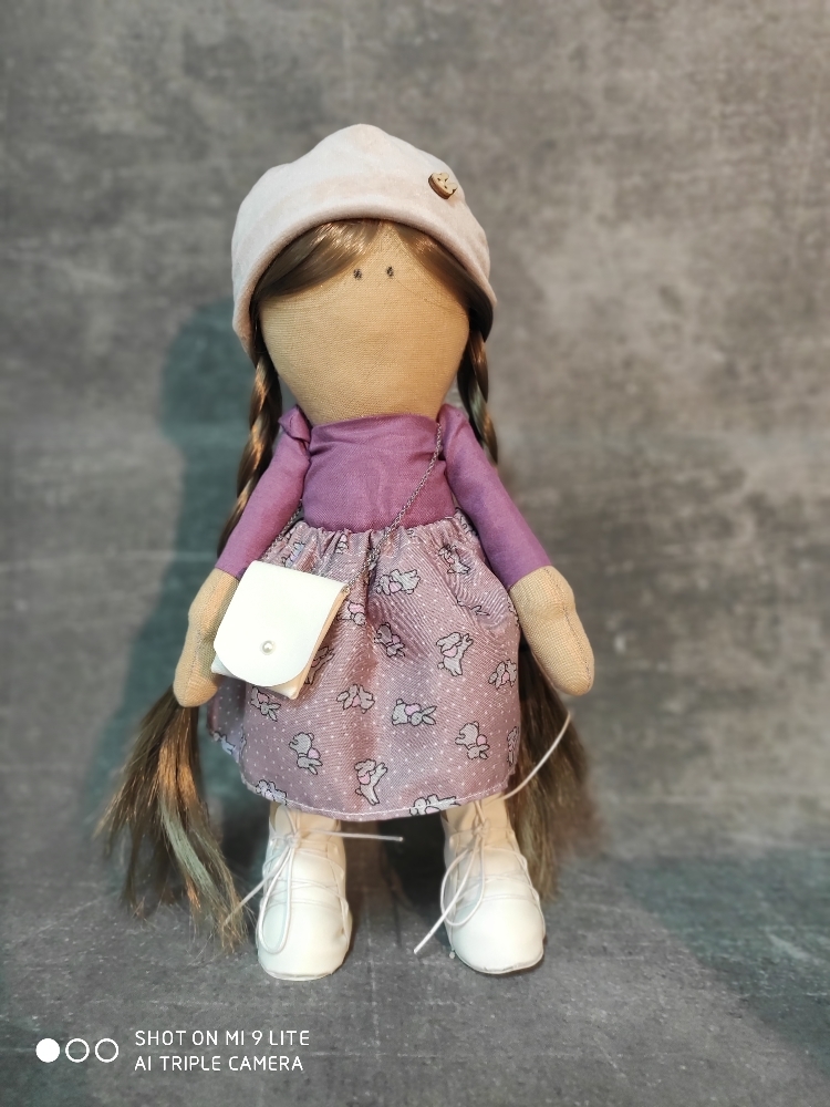 Фотография покупателя товара Набор для шитья. Интерьерная кукла «Плюм», 30 см - Фото 1