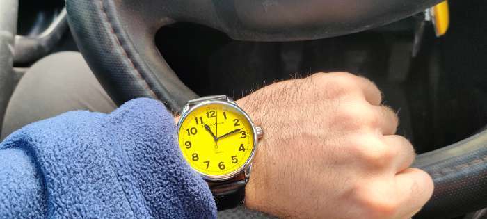 Фотография покупателя товара Часы наручные кварцевые мужские "Михаил Москвин", модель 1204A1L5