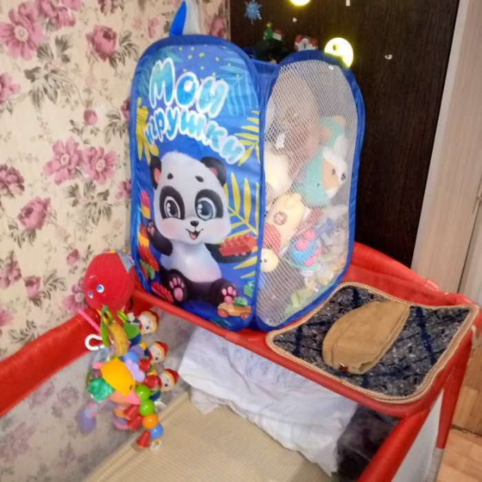 Фотография покупателя товара Корзина для хранения игрушек «Мои игрушки»