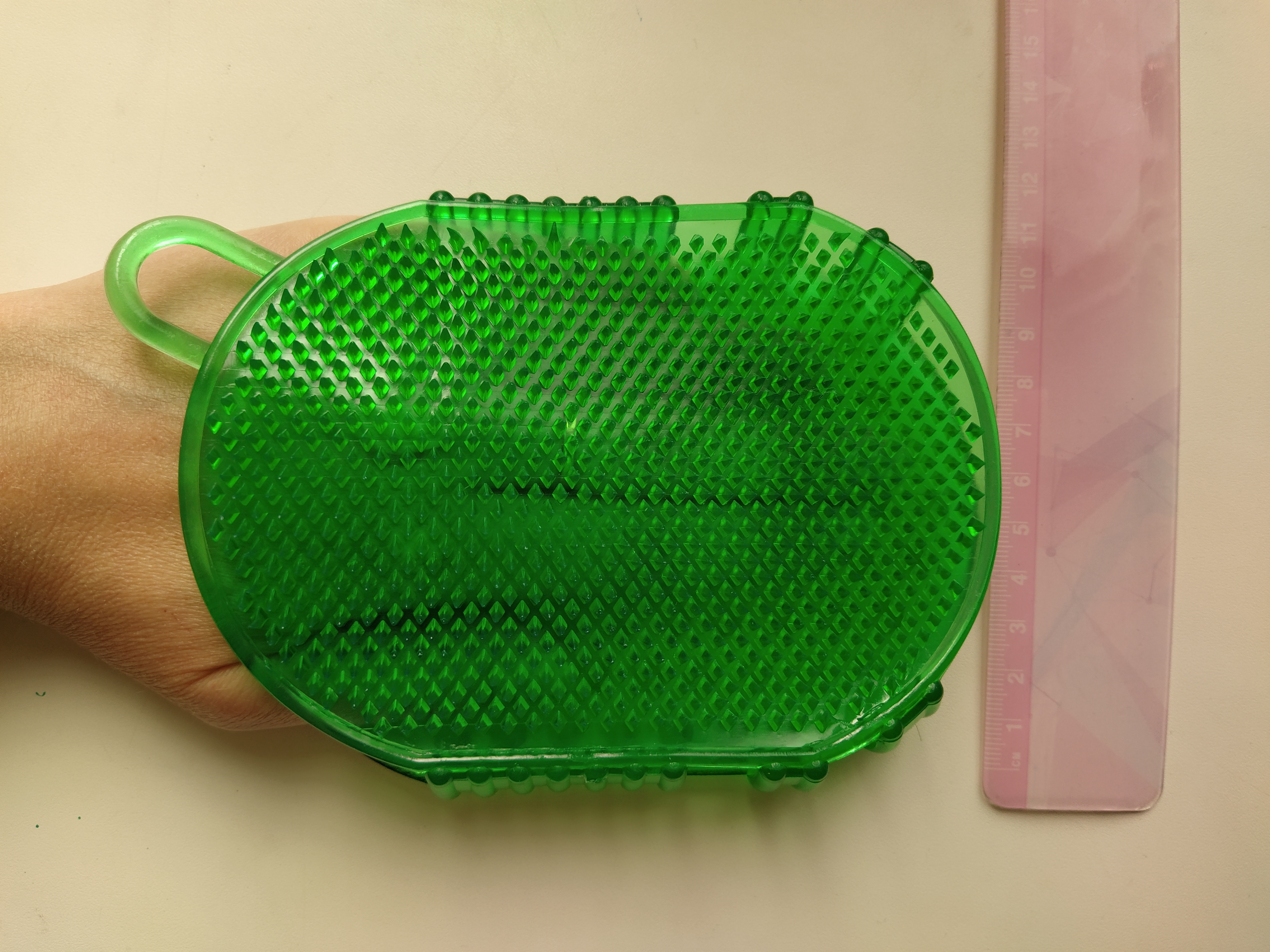 Фотография покупателя товара Массажёр антицеллюлитный «Чудо-варежка», с подвесом, цвет МИКС - Фото 51