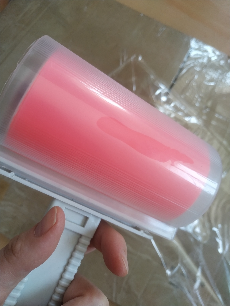 Фотография покупателя товара Ролик для чистки одежды в футляре силиконовый, 17×11×6 см, цвет розовый - Фото 14