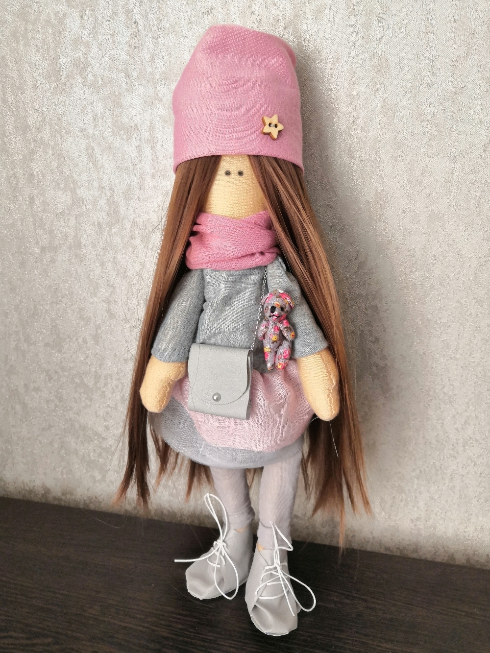 Фотография покупателя товара Набор для шитья. Интерьерная кукла «Хэлли», 30 см - Фото 6