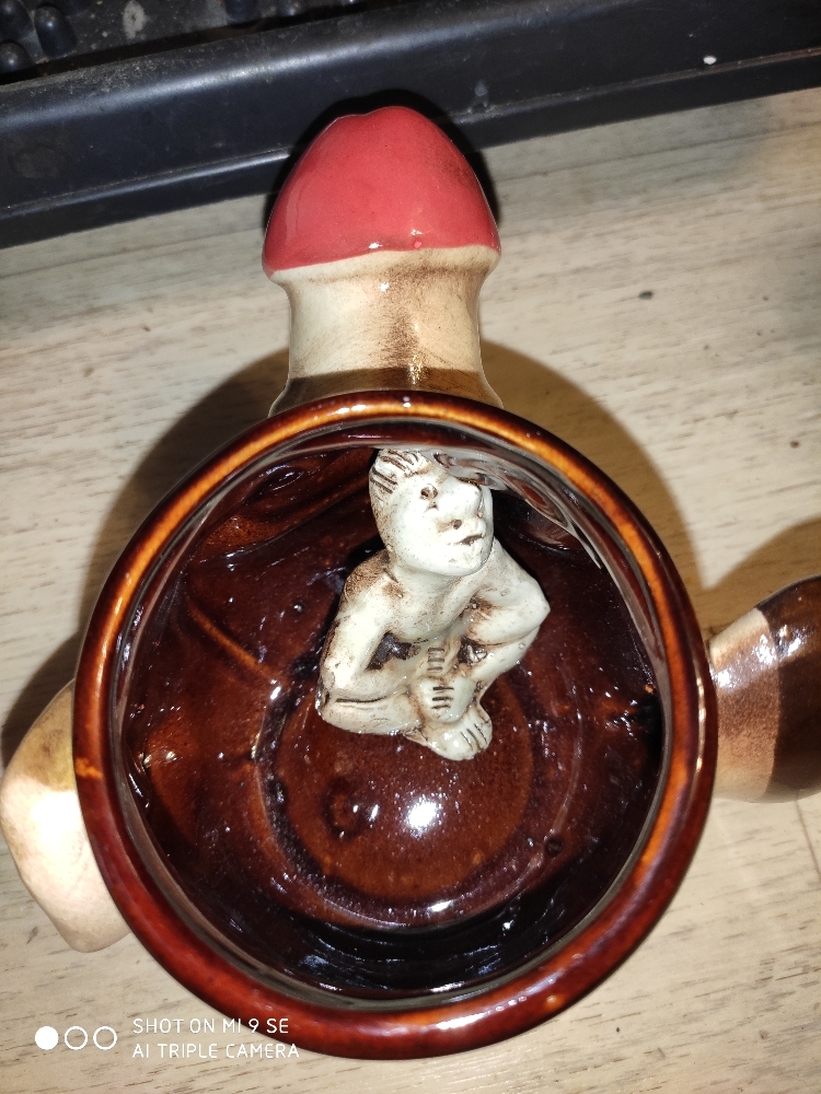 Фотография покупателя товара Пивная кружка "Ухо с носом", бежевая, керамика, 0.4 л, микс - Фото 6