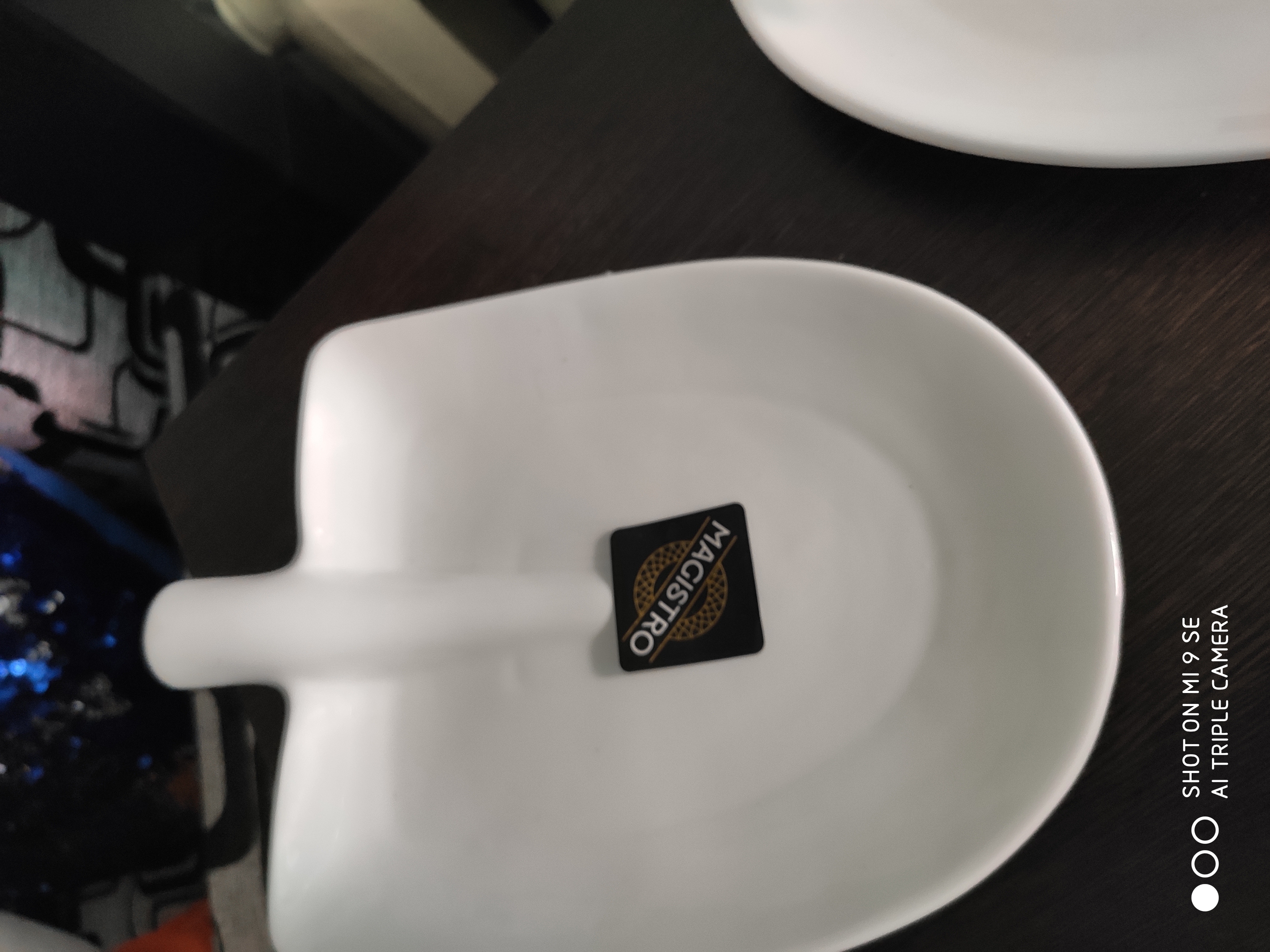 Фотография покупателя товара Блюдо фарфоровое Magistro «Лопатка», 24×18 см, цвет белый