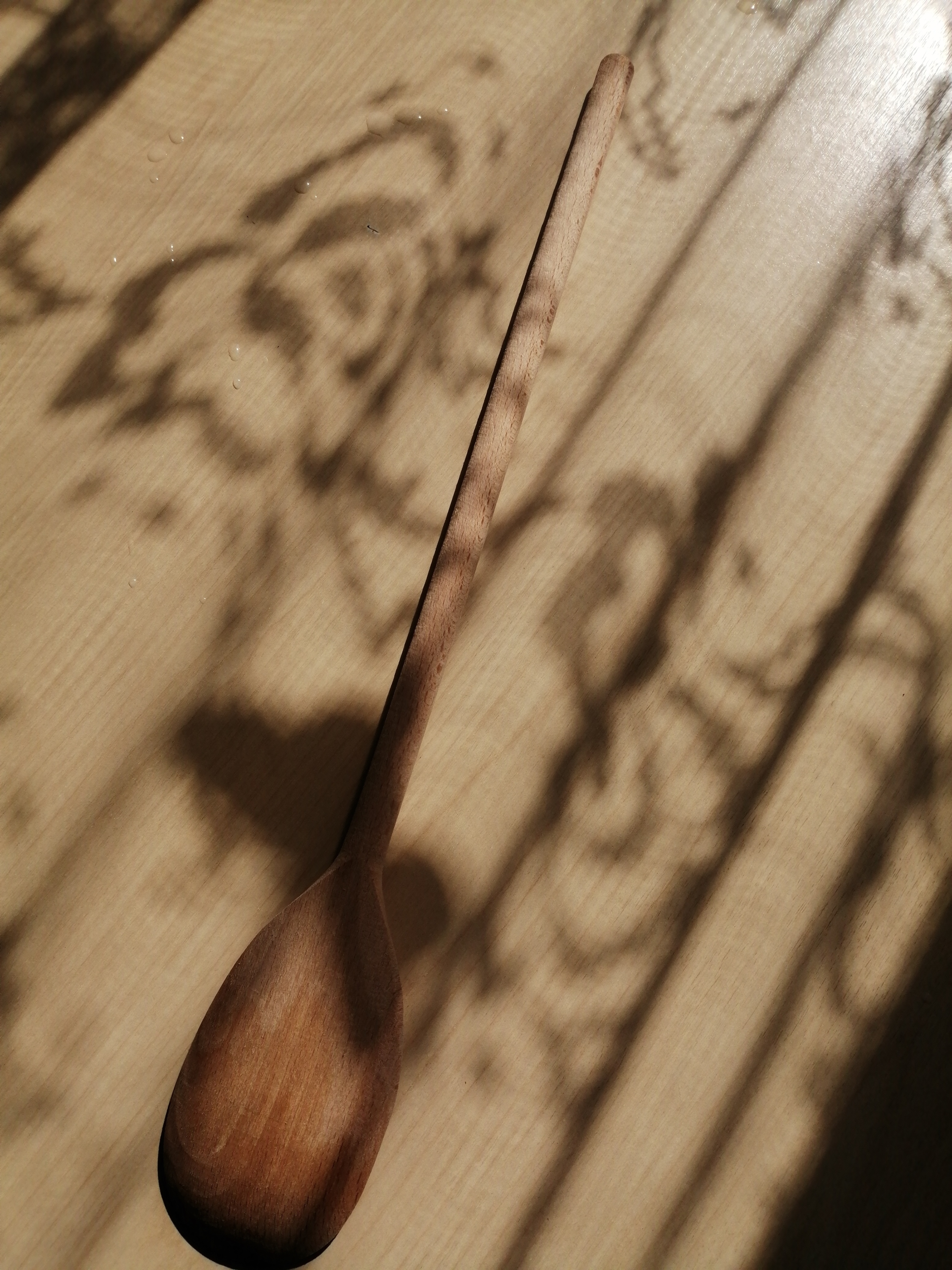 Фотография покупателя товара Ложка деревянная "Славянская", 40 см, массив бука - Фото 2