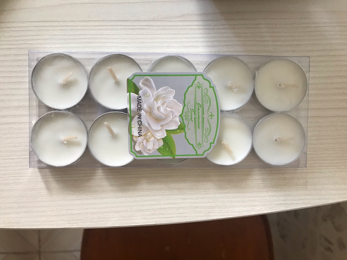 Фотография покупателя товара Набор чайных свечей, 10 шт, 6г, белые