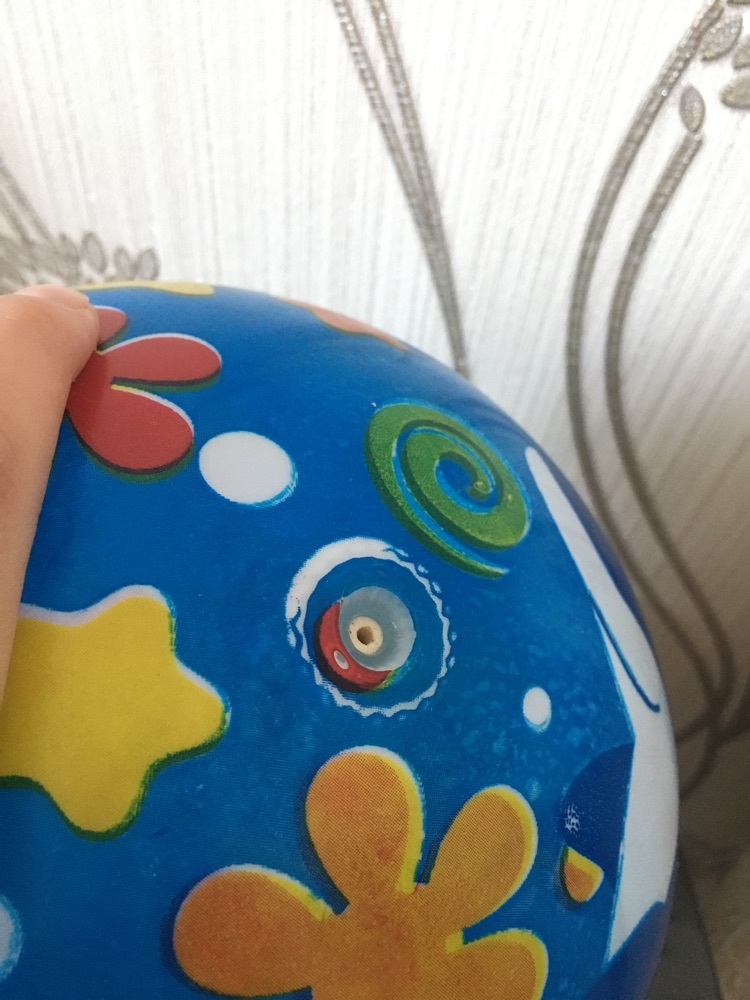 Фотография покупателя товара Мяч детский ZABIAKA «Дельфинчик», d=22 см, 60 г - Фото 2