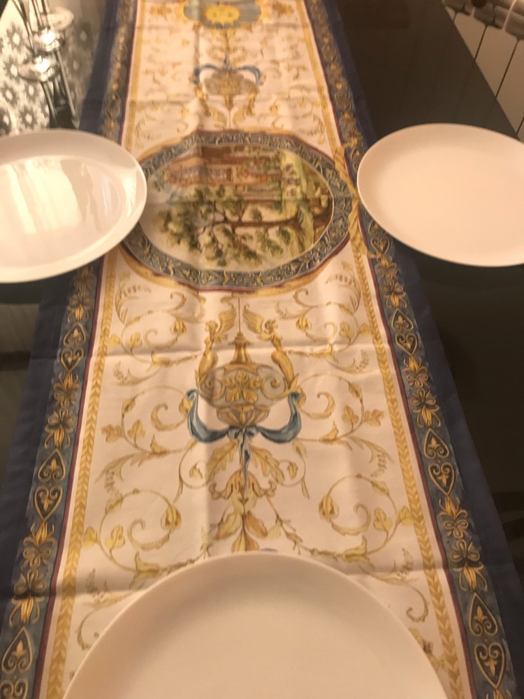 Фотография покупателя товара Дорожка на стол "Ренессанс" 40*146 см, 100% хл, саржа 190 гр/м2 - Фото 10