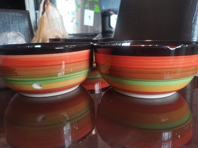 Фотография покупателя товара Салатник керамический Доляна «Индия», 600 мл, d=13,5 см, цвет оранжевый - Фото 5