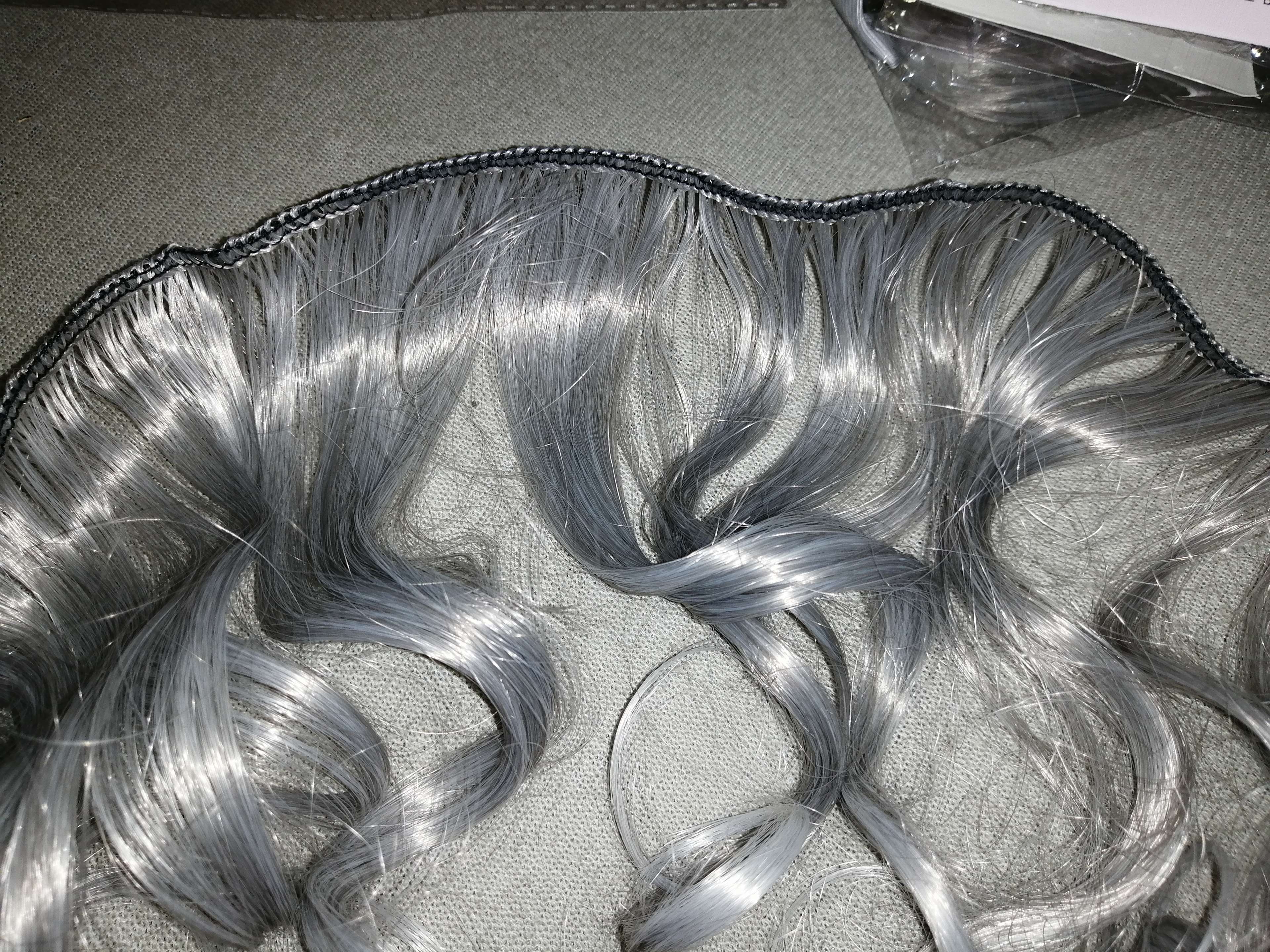 Фотография покупателя товара Волосы-тресс пепельно-серые локоны, 25 х 150 см - Фото 2