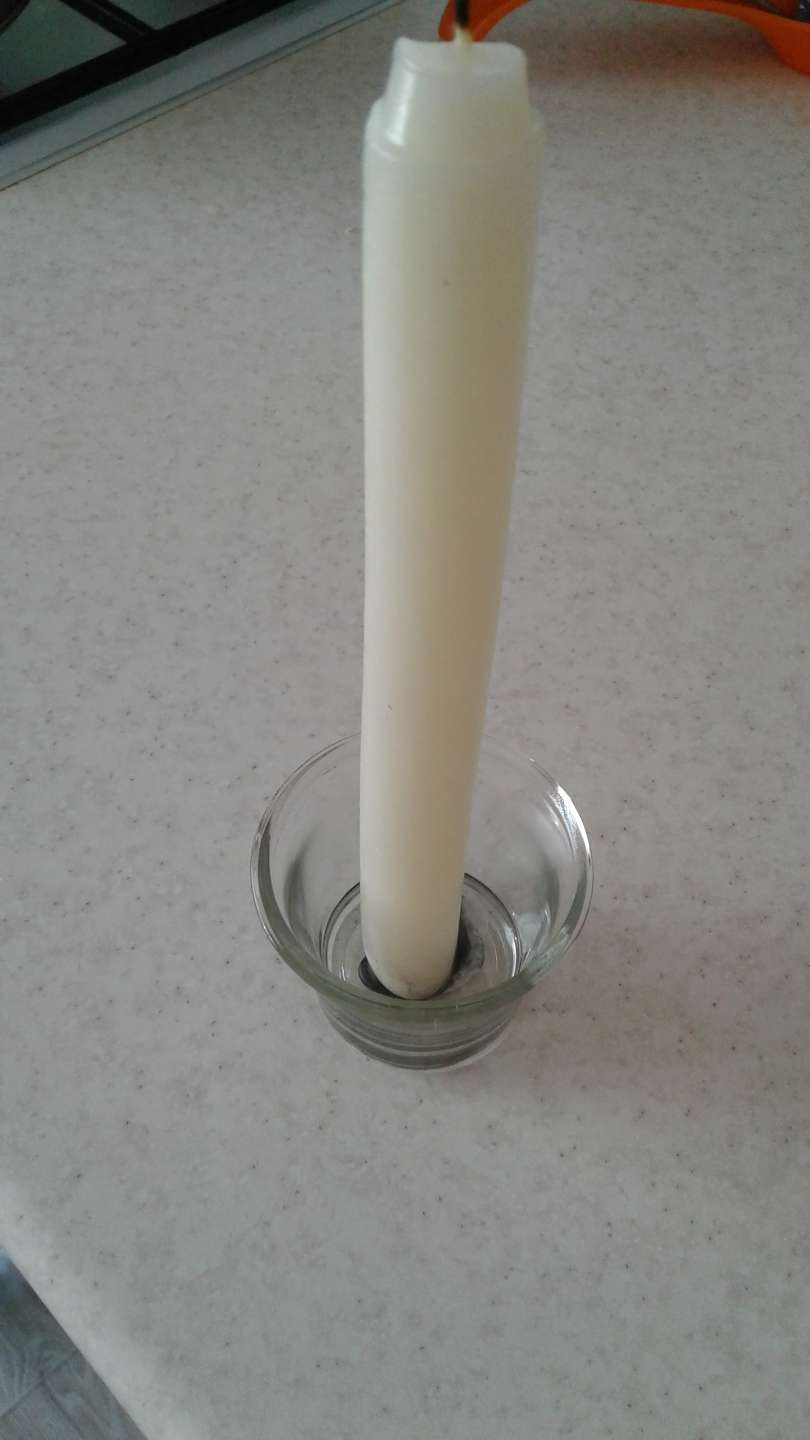 Фотография покупателя товара Подсвечник стекло на 1 свечу "Глянец", сиреневый 4,7х6,2х6,2 см - Фото 3