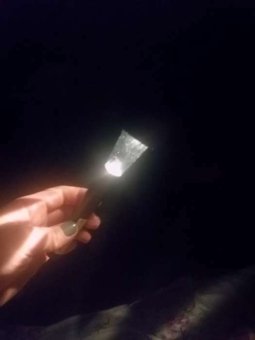 Фотография покупателя товара Садовый светильник на солнечной батарее «Трапеция», 4.5 × 30 × 4.5 см, 1 LED, свечение тёплое белое - Фото 3