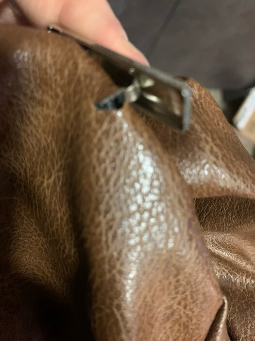 Фотография покупателя товара Сумка слинг мужская из искусственной кожи, с USB, цвет тёмно-коричневый - Фото 4