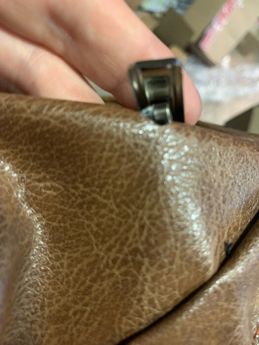 Фотография покупателя товара Сумка слинг мужская из искусственной кожи, с USB, цвет тёмно-коричневый - Фото 1