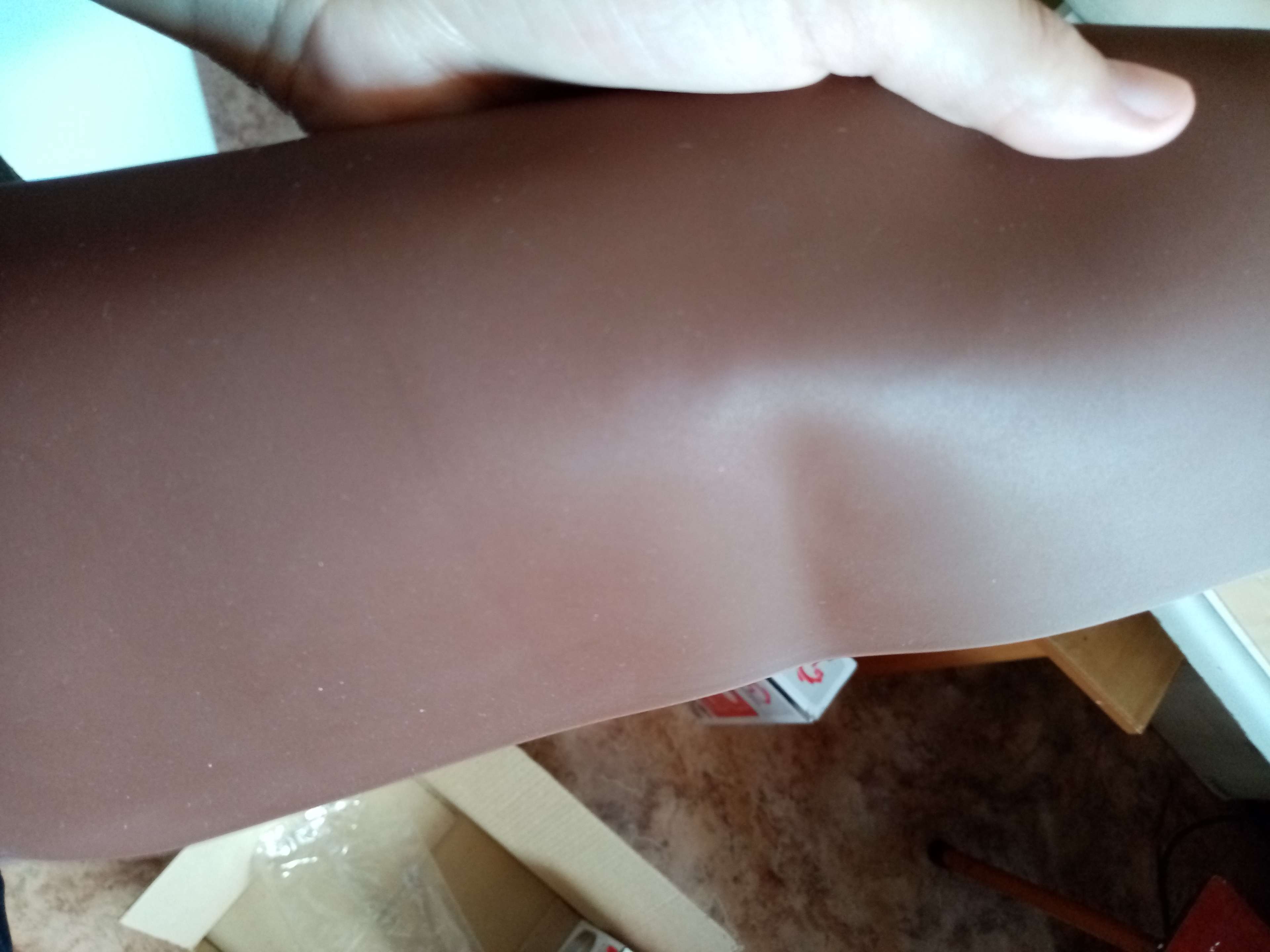 Фотография покупателя товара Коврик силиконовый для макаронс Доляна «Ронд», 37,5×28 см, цвет коричневый - Фото 2