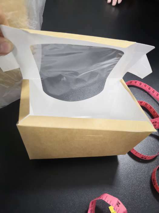 Фотография покупателя товара Коробка складная, с окном, крафтовая, 15 х 10 х 7 см - Фото 11