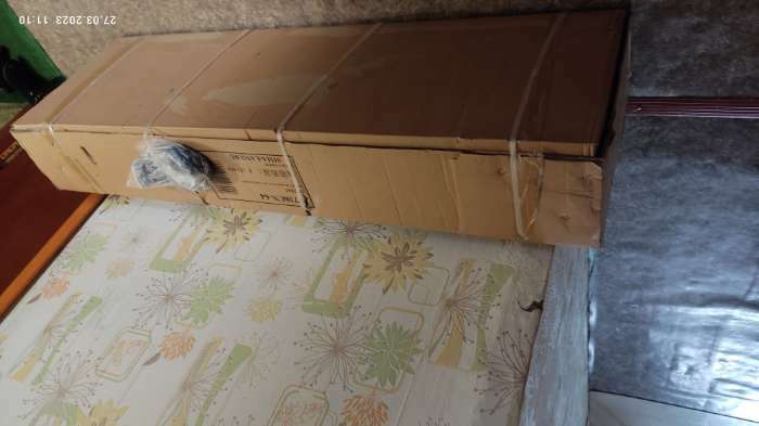 Фотография покупателя товара Батут ONLITOP, d=183 см, с внутренней сеткой, цвет серый/салатовый - Фото 2