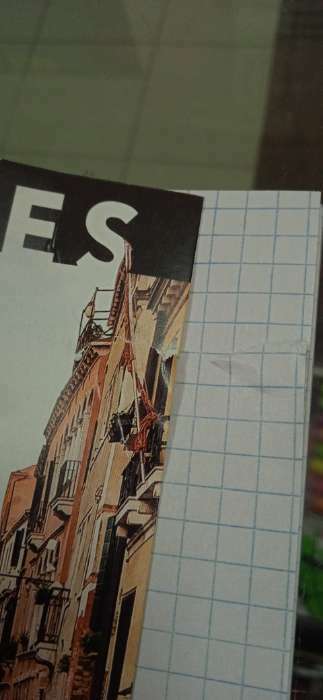 Фотография покупателя товара Тетрадь 96 листов в клетку Calligrata "Неделя отпуска", обложка картон хром-эрзац, блок №2, белизна 75% (серые листы), МИКС