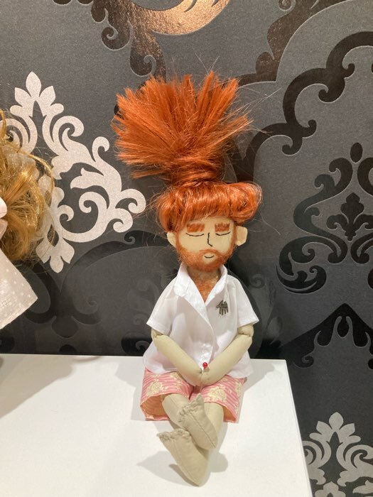 Фотография покупателя товара Интерьерная кукла «Боб», набор для шитья 21 × 0,5 × 29,7 см - Фото 1