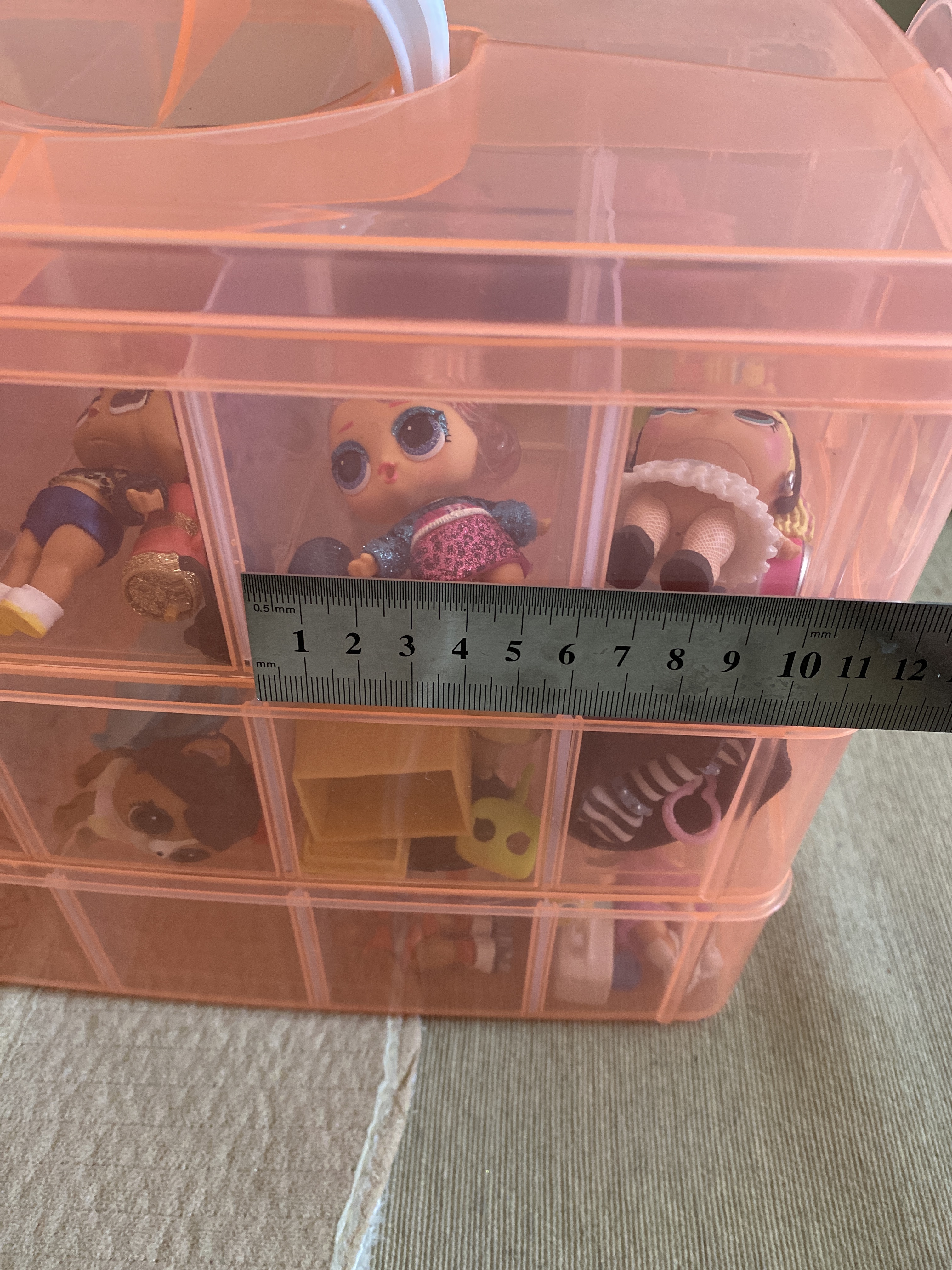 Фотография покупателя товара Органайзер для хранения, 3 яруса, 30 ячеек, 25×17×18 см, цвет МИКС - Фото 11
