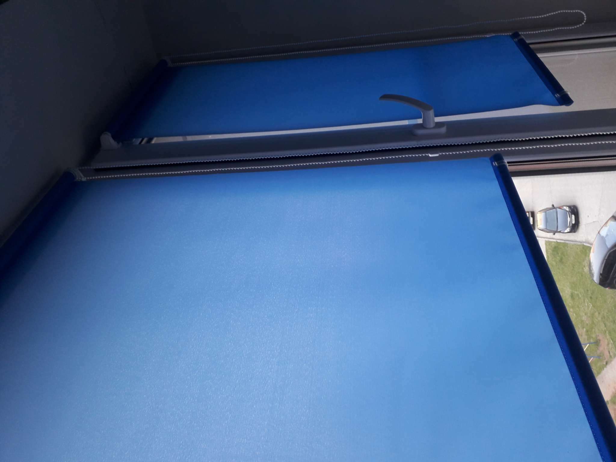 Фотография покупателя товара Рулонная штора «Комфортиссимо», 40х160 см, цвет синий - Фото 1