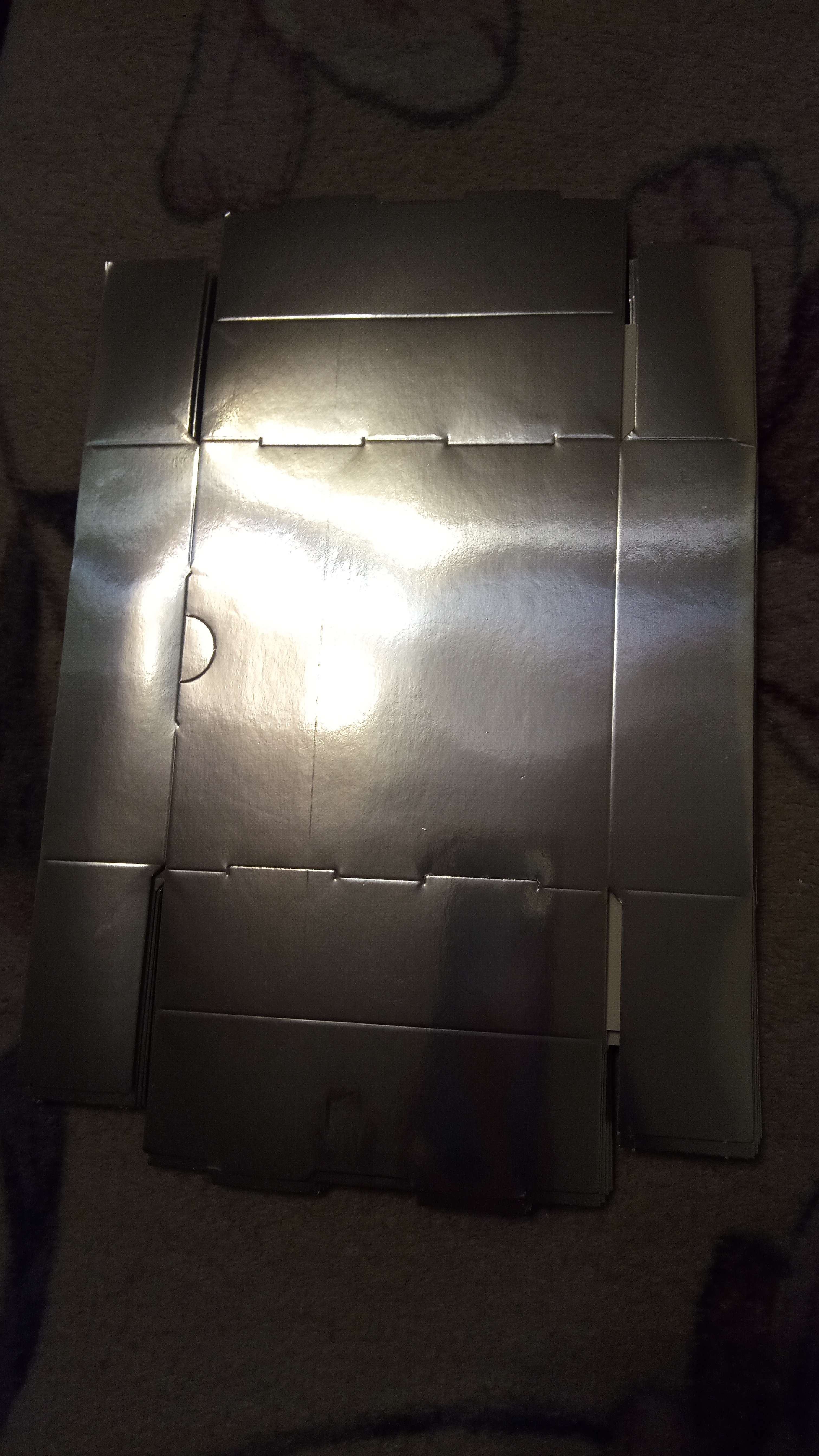 Фотография покупателя товара Коробка для печенья, с окном, серебряная, 10 х 10 х 3 см