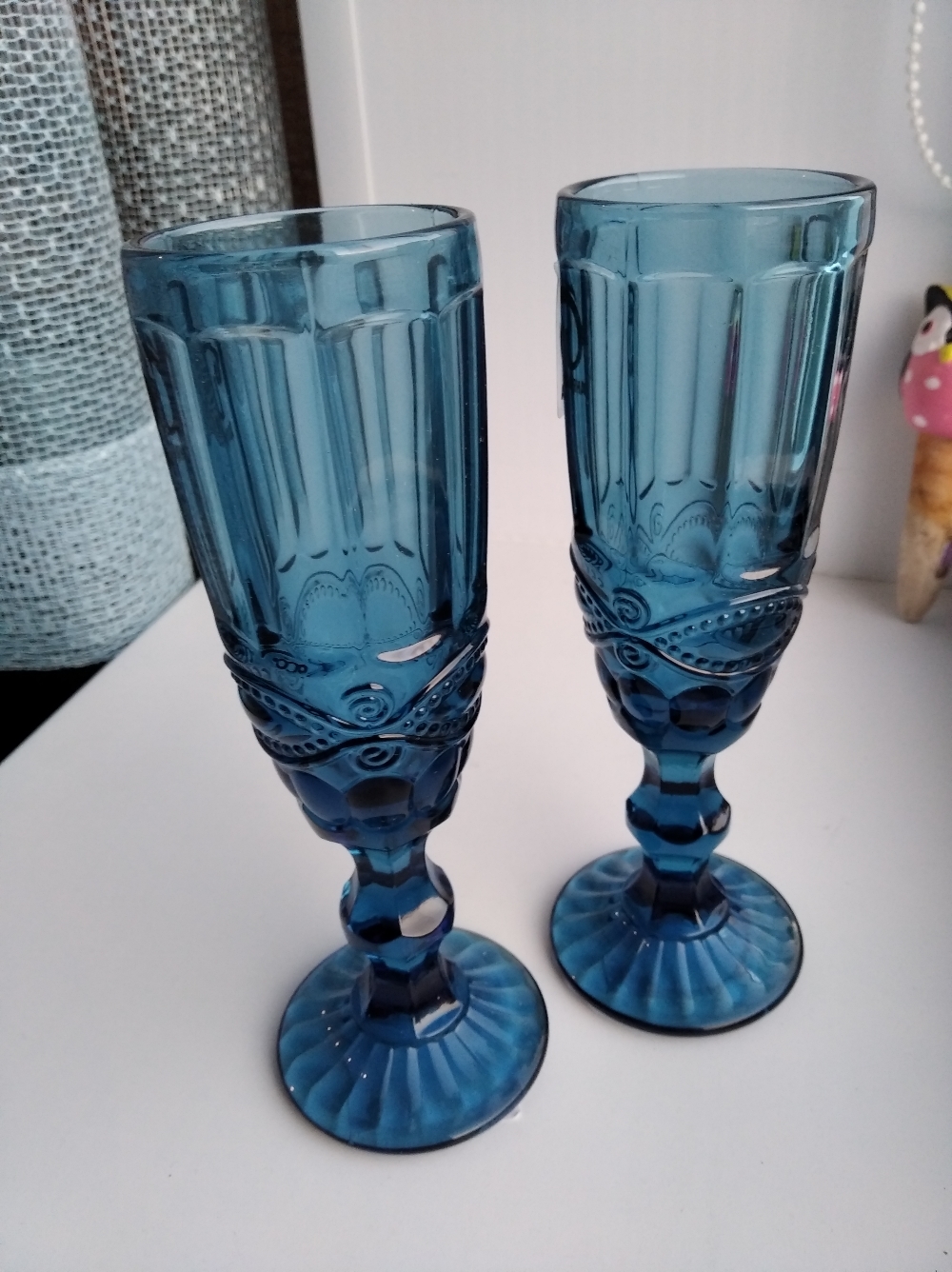 Фотография покупателя товара Бокал из стекла для шампанского Magistro «Ла-Манш», 160 мл, цвет синий - Фото 14