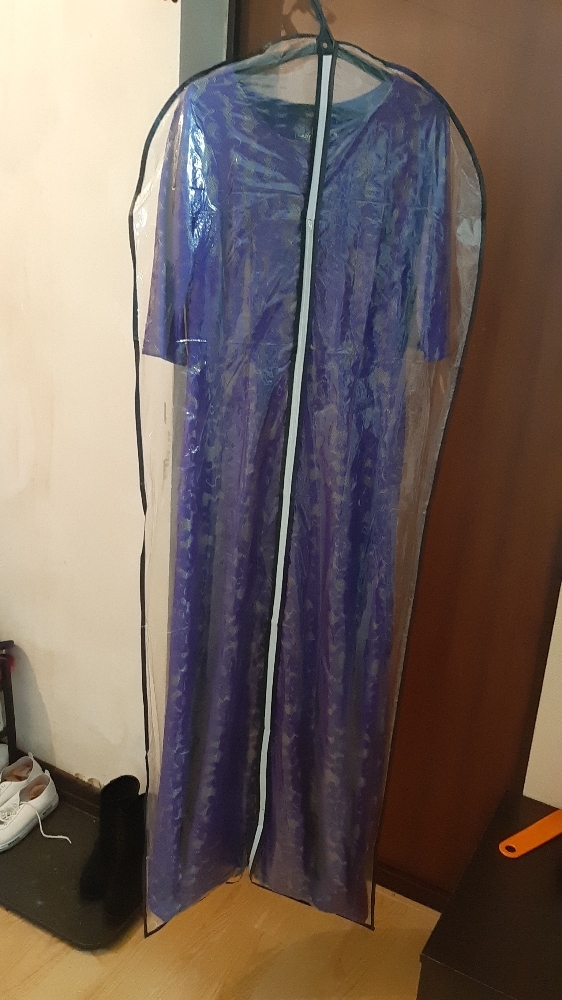 Фотография покупателя товара Чехол для одежды Доляна, 60×137 см, PEVA, прозрачный - Фото 2