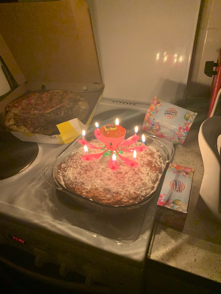 Фотография покупателя товара Свеча для торта музыкальная "Тюльпан", красная, 12×5 см - Фото 24