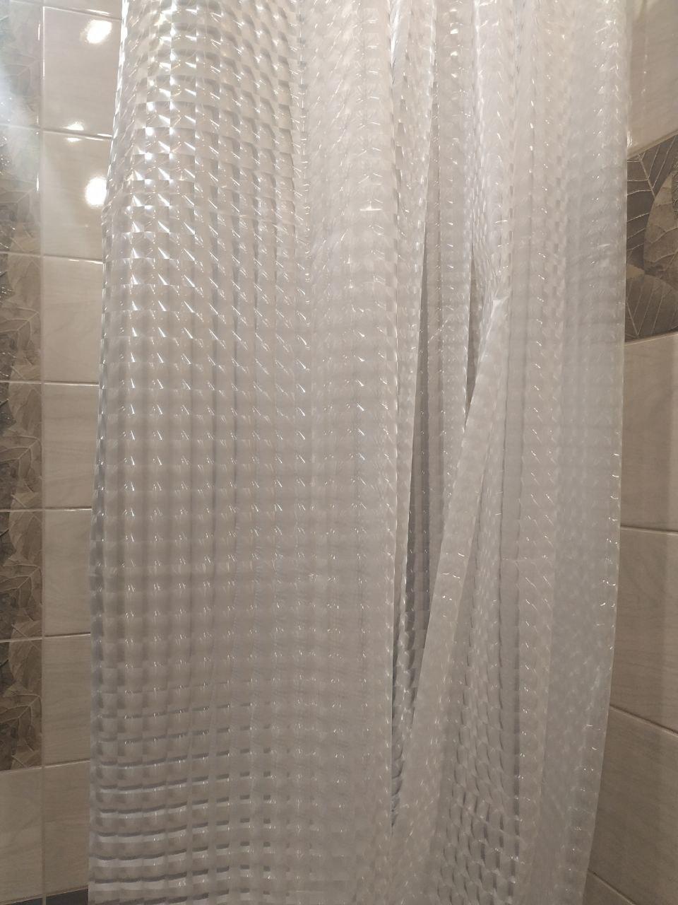 Фотография покупателя товара Штора для ванны Доляна «Классика», 3D, 180×180 см, EVA - Фото 18