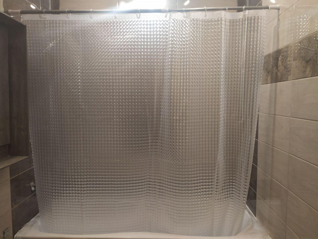 Фотография покупателя товара Штора для ванны Доляна «Классика», 3D, 180×180 см, EVA - Фото 17