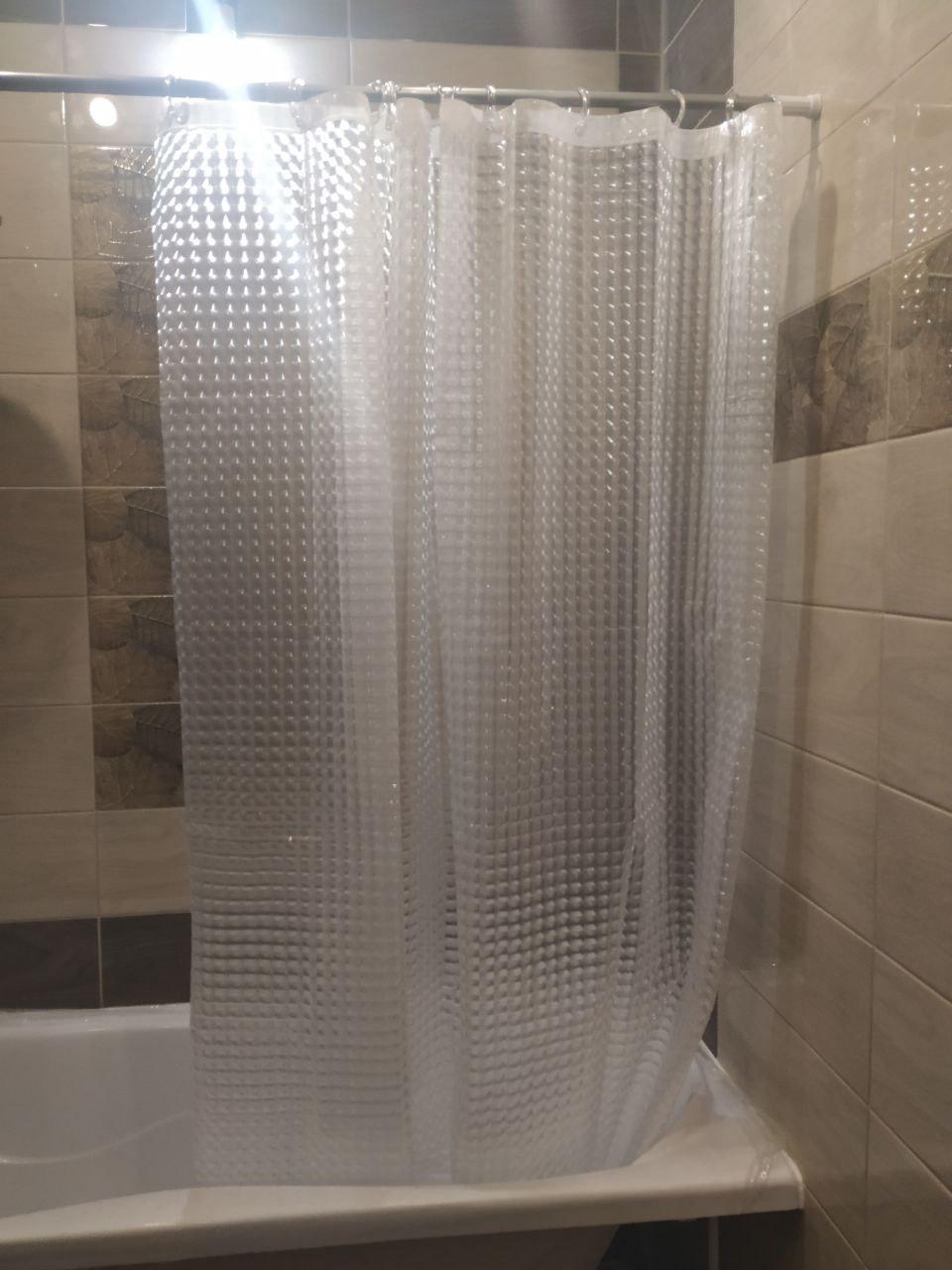 Фотография покупателя товара Штора для ванны Доляна «Классика», 3D, 180×180 см, EVA - Фото 16