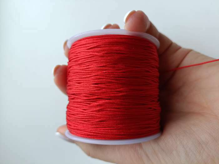 Фотография покупателя товара Шнур «Шамбала» длина 100 м, d=1 мм, ярко-красный - Фото 13