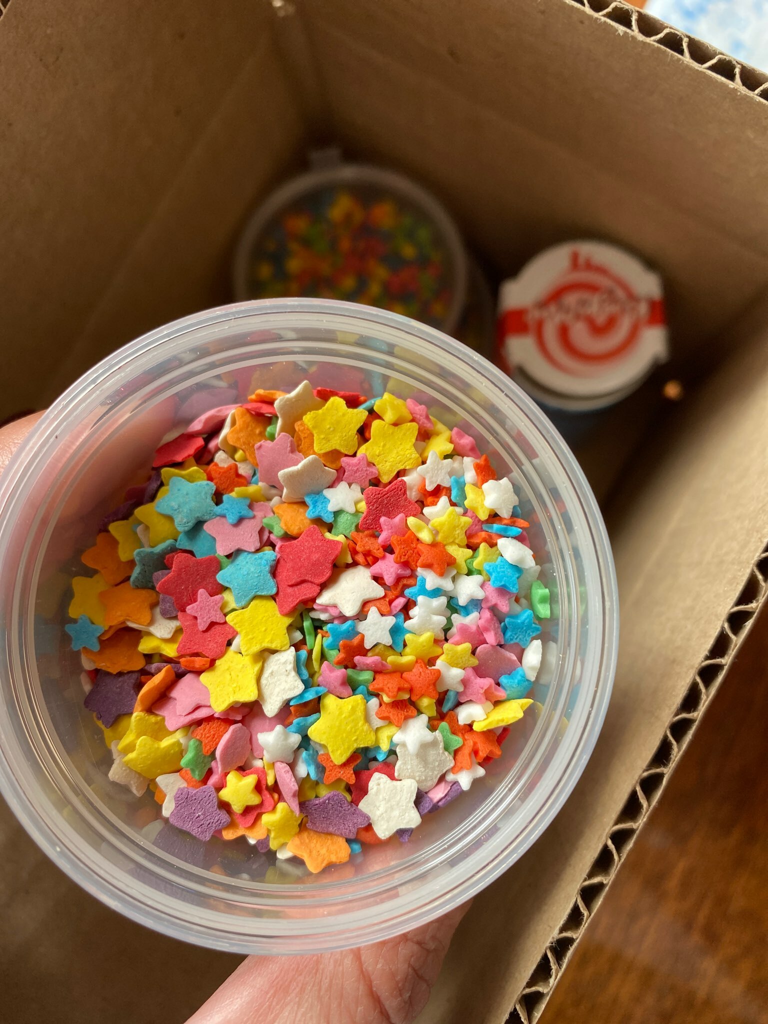 Фотография покупателя товара Посыпка кондитерская «Звёзды», 30 г - Фото 1