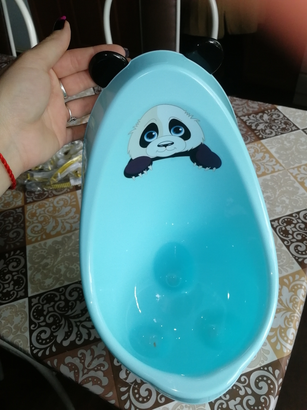 Фотография покупателя товара Писсуар детский «Панда», цвет голубой