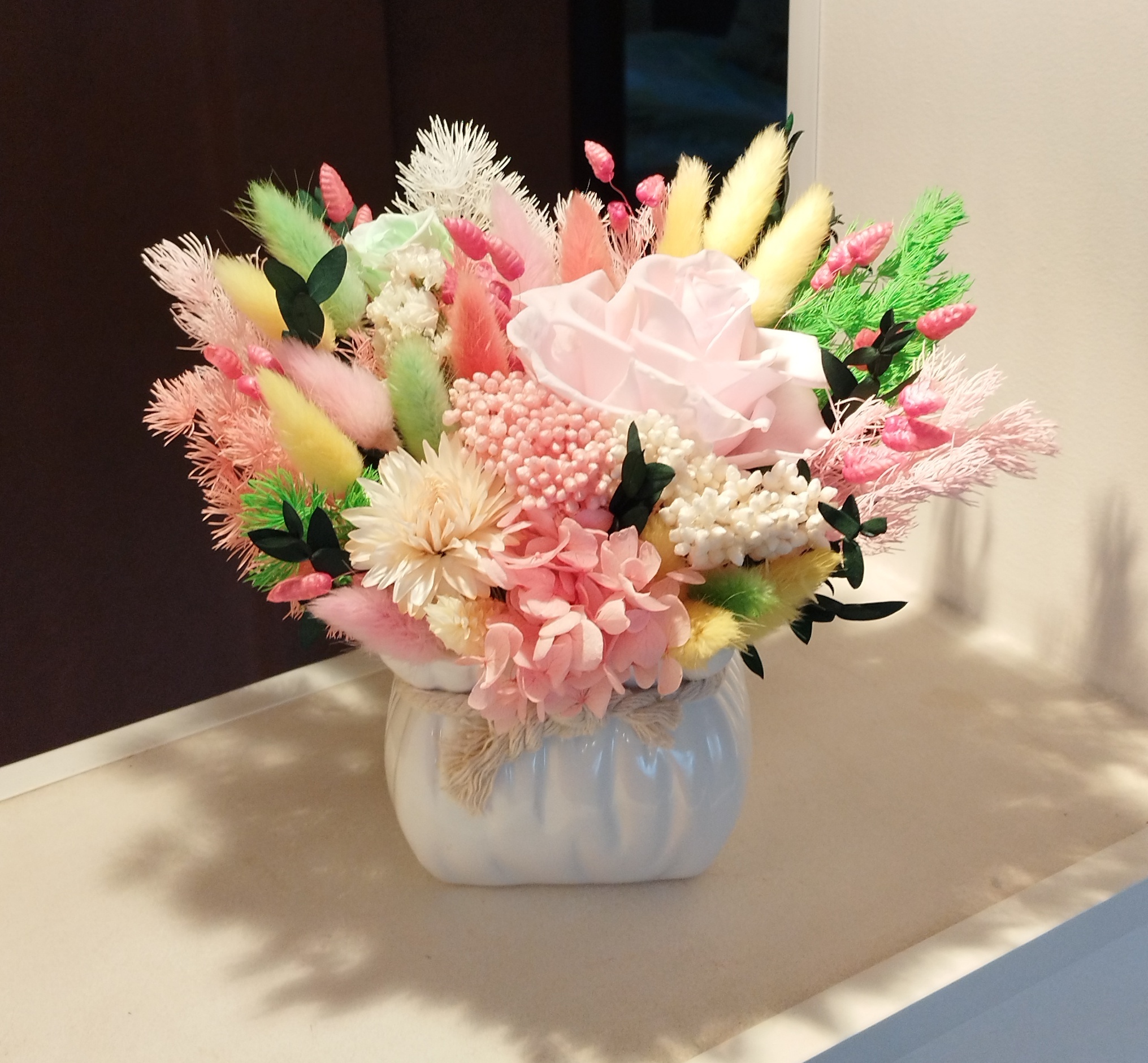 Фотография покупателя товара Кашпо «Мешочек Мартин» квадратный, 300 мл, 9×9×7 см